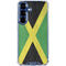 Jamaica Flag Distressed Galaxy S25 Clear Case